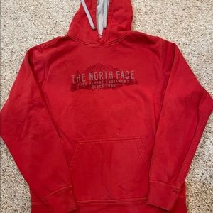 The north face size medium hoodie with minor flaws